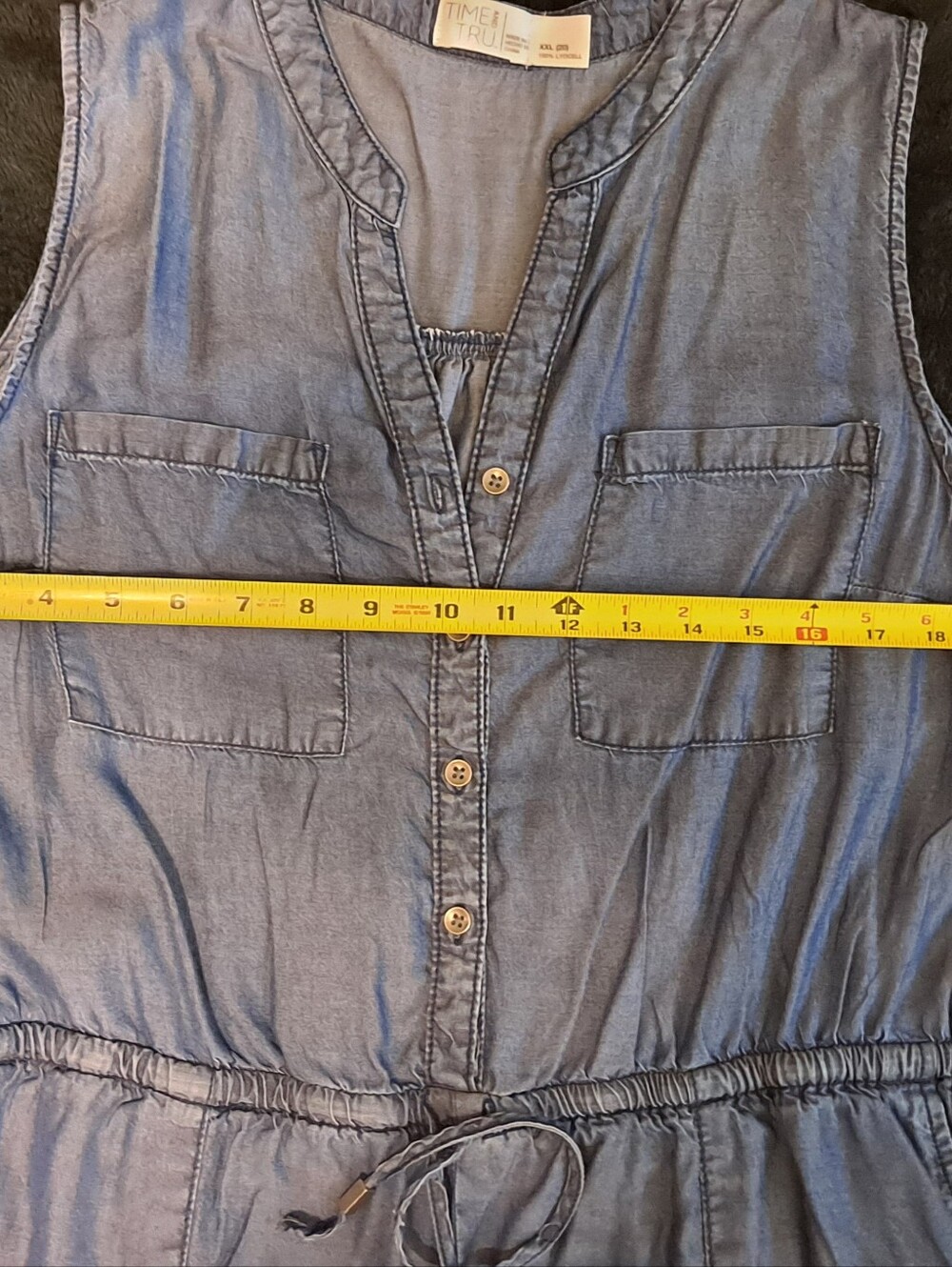 Blue Denim-Look Jumper - Picture 3 of 6